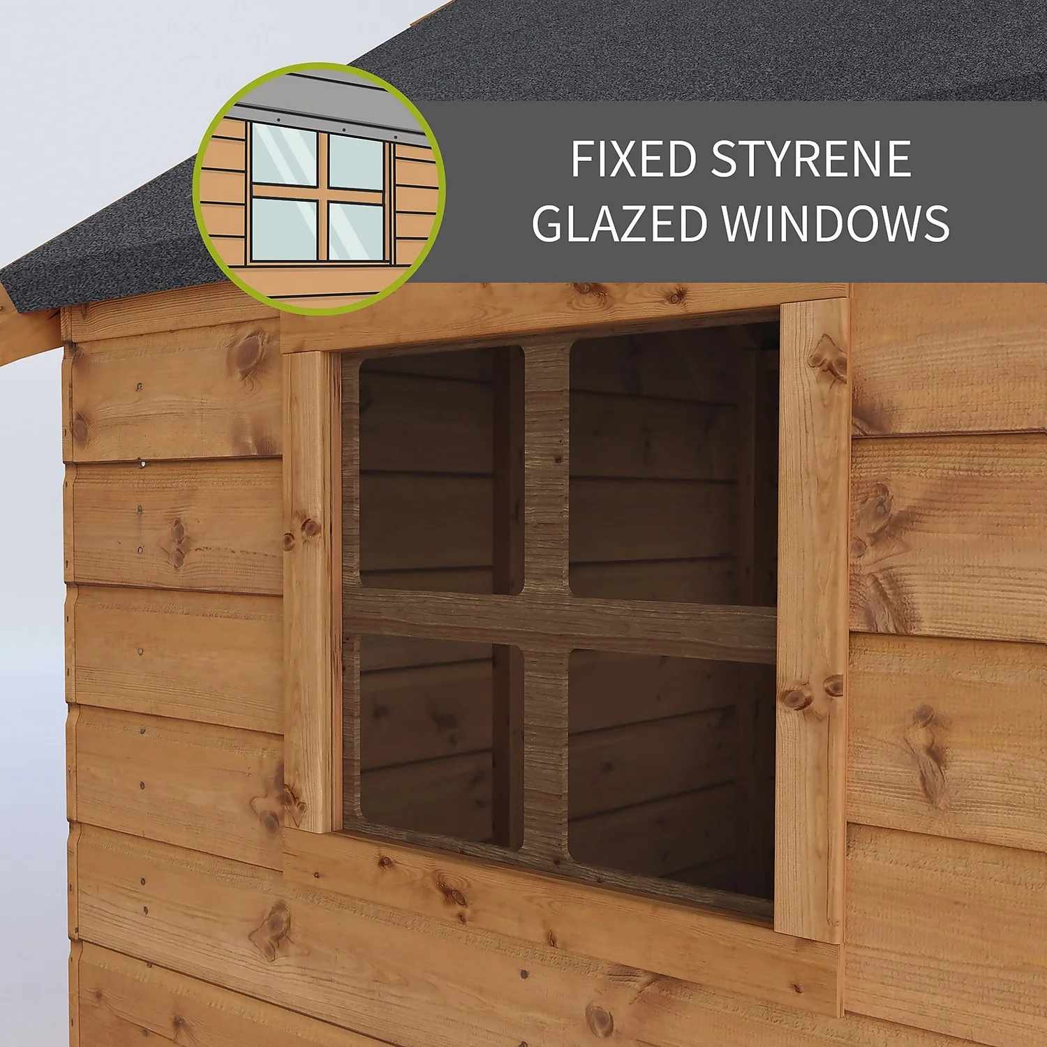 Mercia Honeysuckle Playhouse With Tower And Slide - Image 3