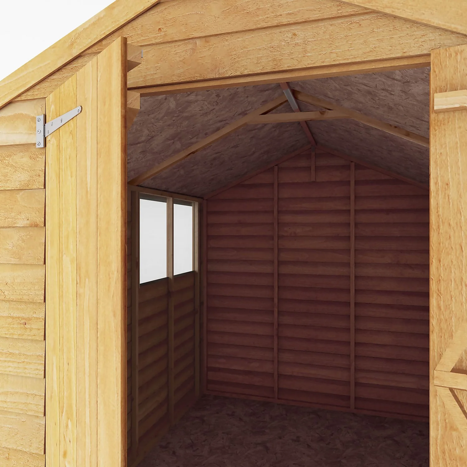 Mercia 10 X 6ft Overlap Double Door Apex Shed - Image 4