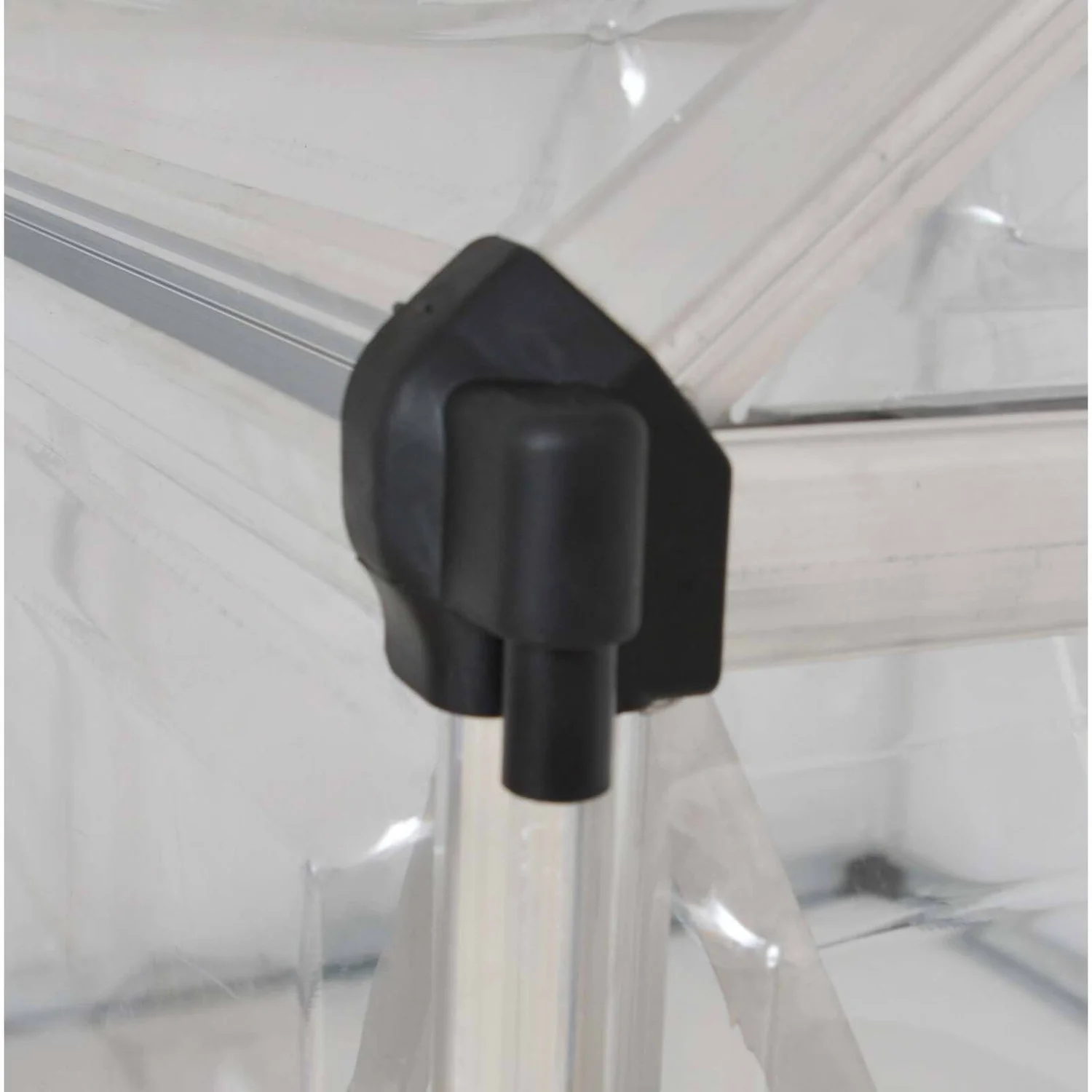 Palram 6 X 4ft Canopia Harmony Greenhouse - Silver - Image 5