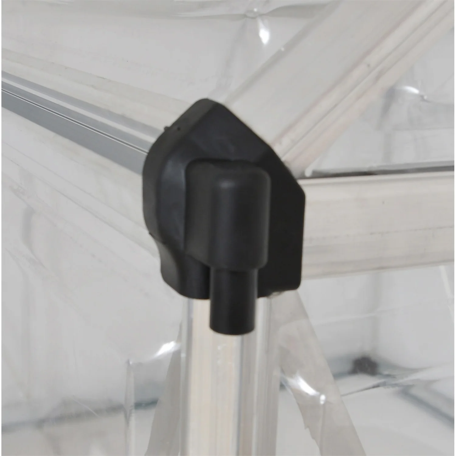 Palram 6 X 10ft Canopia Harmony Greenhouse - Silver - Image 4