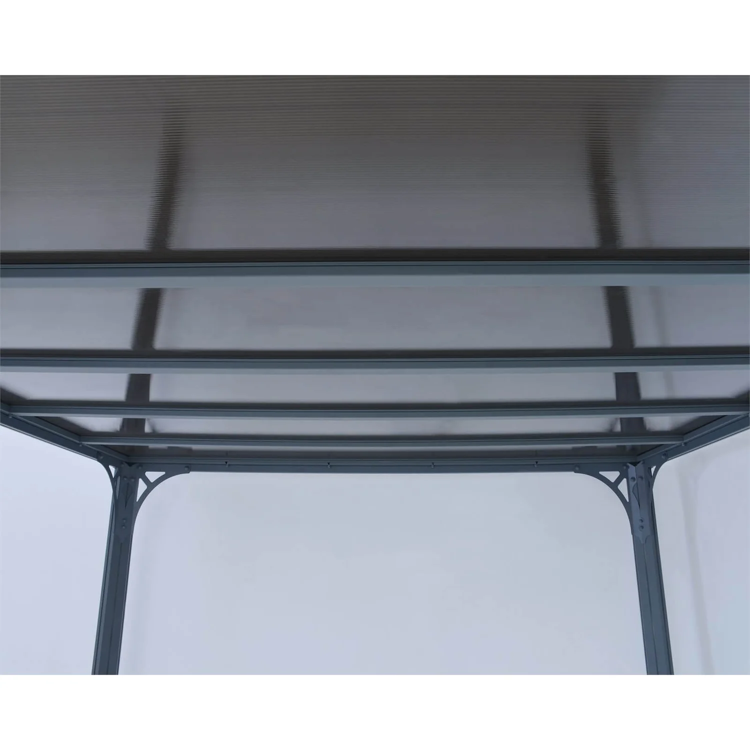 Palram - Canopia Milano 3000 Garden Gazebo Grey Bronze - Image 5