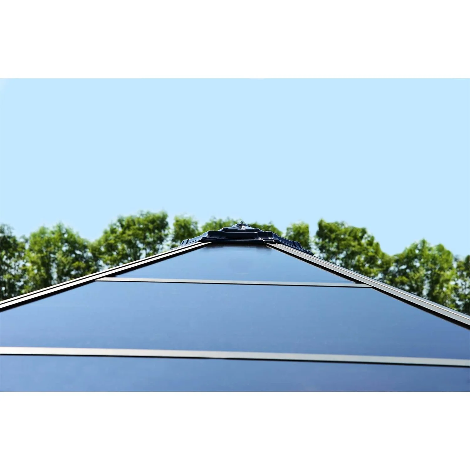 Palram - Canopia Roma Hexagonal Garden Gazebo Grey - Image 4