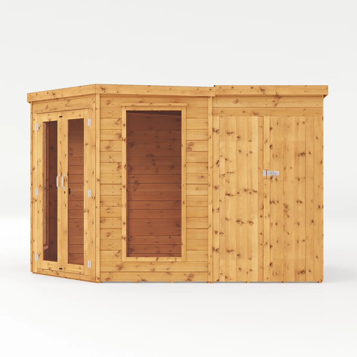 Mercia 11 X 7ft Summerhouse With Side Shed - Image 3