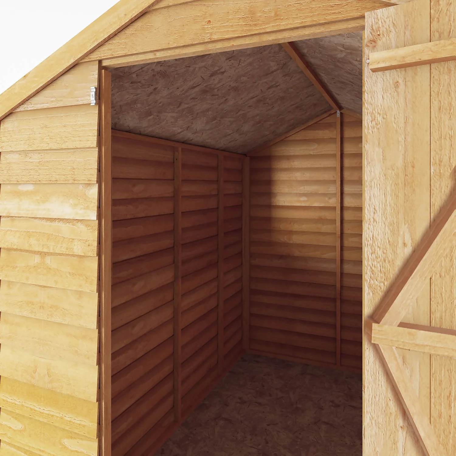 Mercia 7 X 5ft Overlap Apex Windowless Shed - Installation Included - Image 4