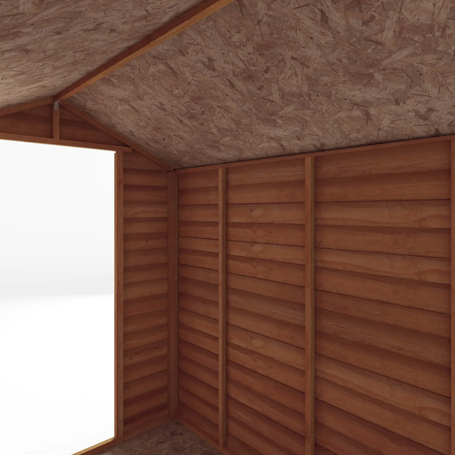 Mercia 7 X 5ft Overlap Apex Windowless Shed - Installation Included - Image 5