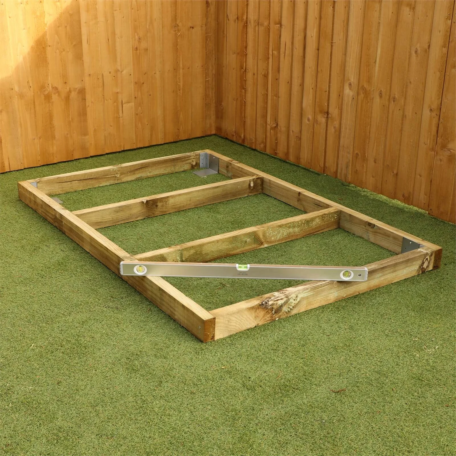 Mercia 6x4ft Pressure Treated Wooden Shed Base - Installation Included - Image 3