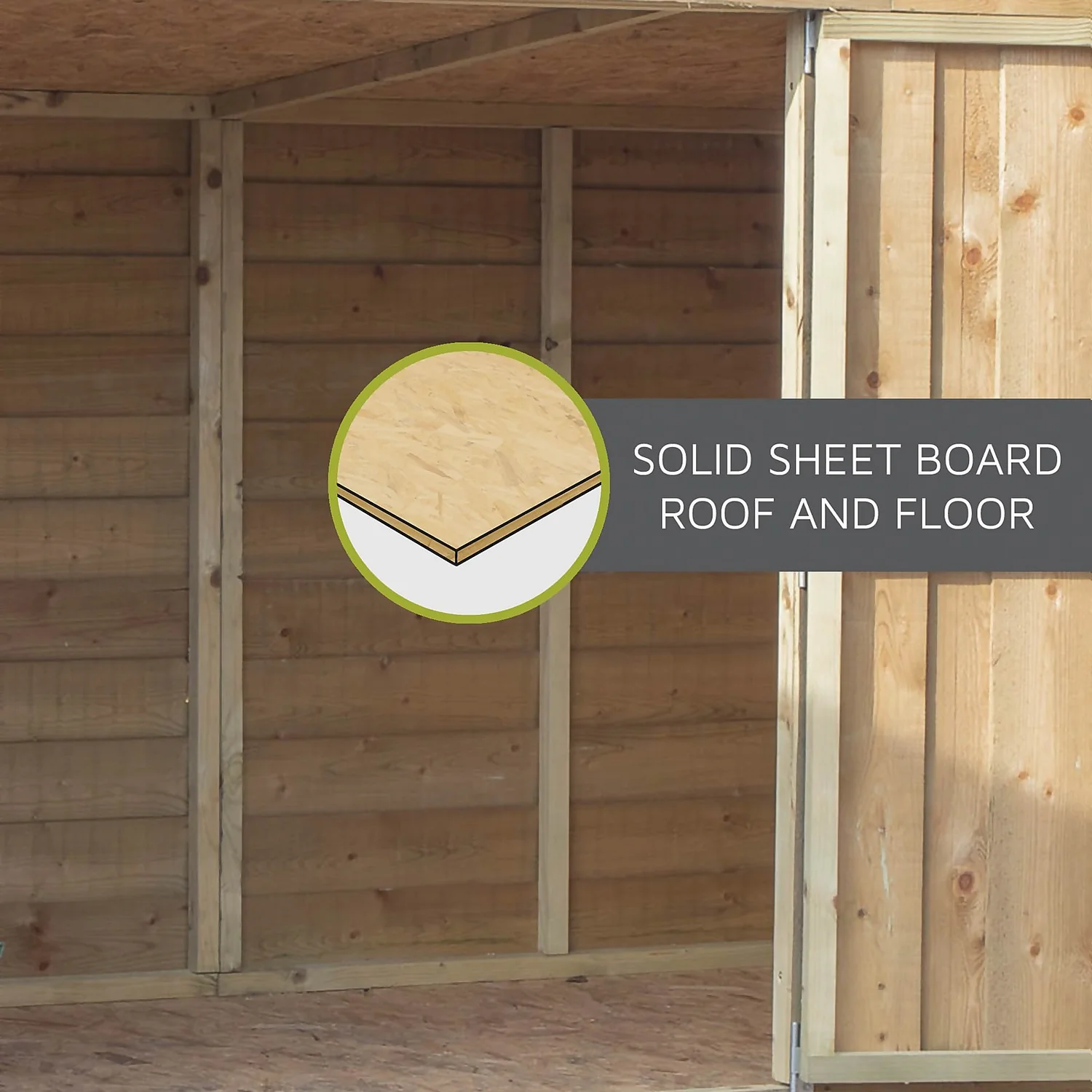 Mercia 6 X 2ft 6in Overlap Pent Storage Shed - Incl. Installation - Image 9