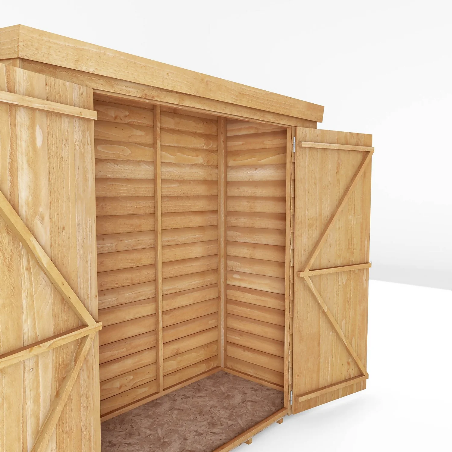 Mercia 6 X 2ft 6in Overlap Pent Storage Shed - Incl. Installation - Image 4