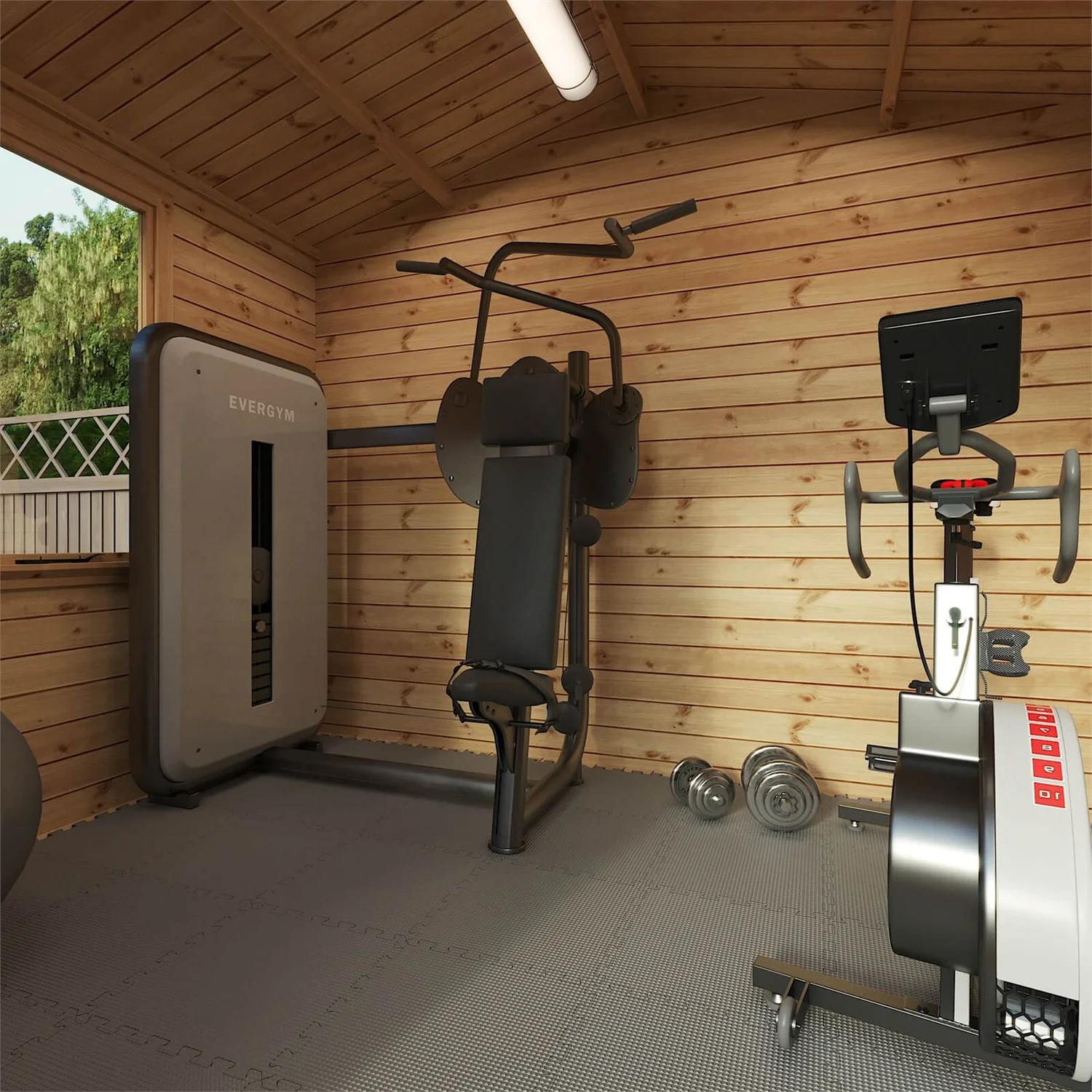 Mercia (Installation Included) 3x3.3m Sherwood 19mm Log Cabin - Image 5