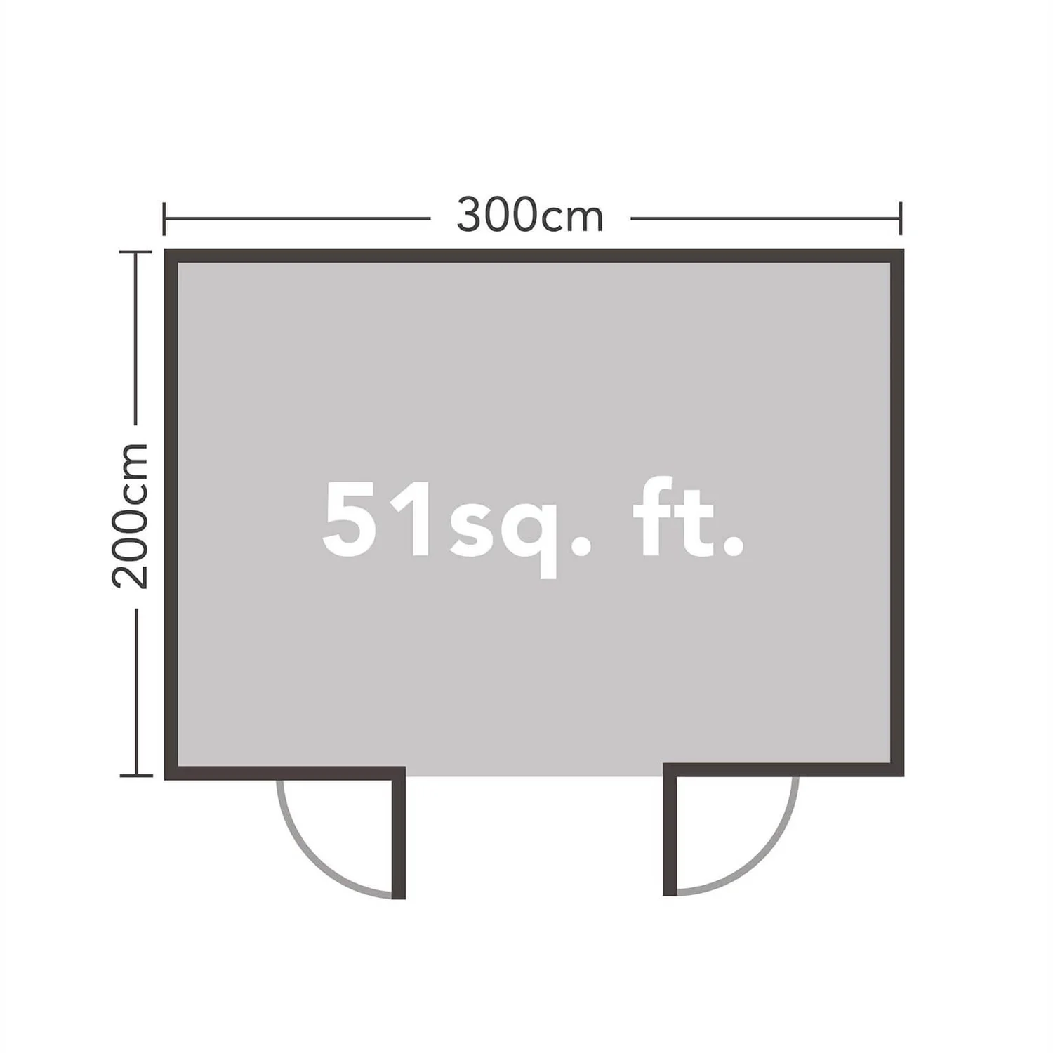 Harwood 3.0m X 2.0m Log Cabin 24kg Felt No Underlay - Image 7
