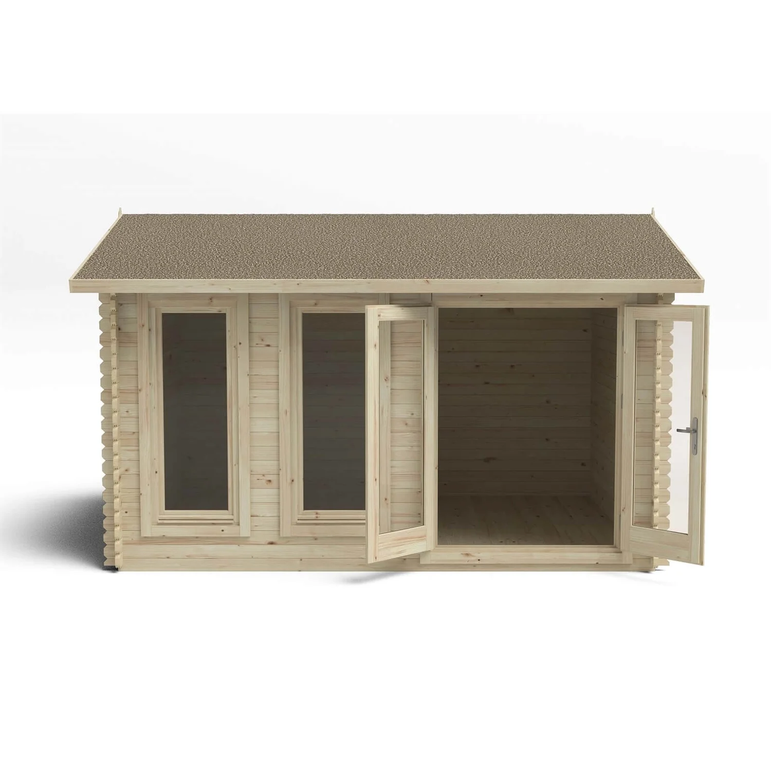 Chiltern 4.0m X 3.0m Log Cabin Single Glazed 24kg Felt, Plus Underlay - Image 4