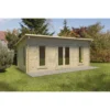 Forest Arley 6.0m X 3.0m Cabin Double Glazed 34kg Polyester Felt, Plus Underlay