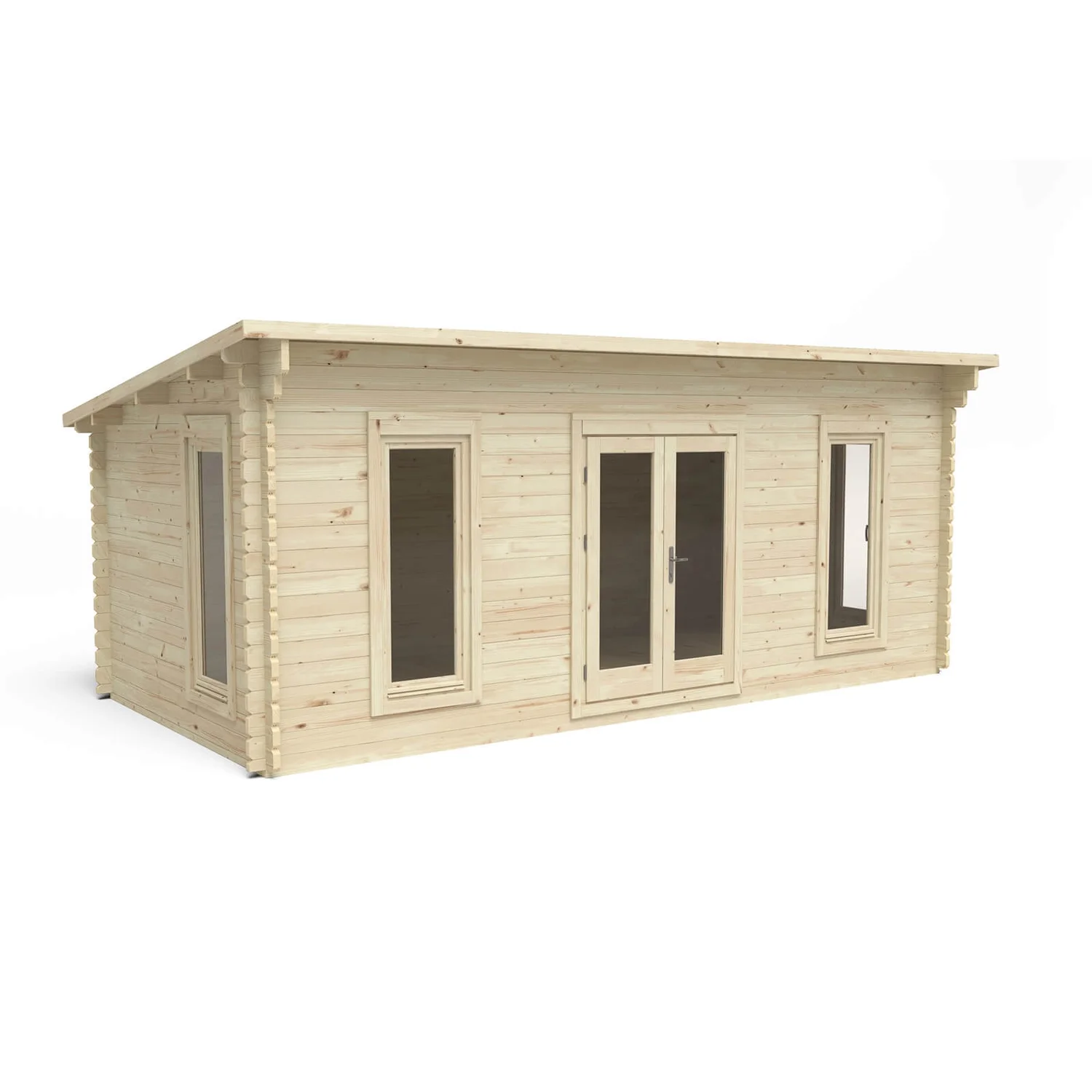 Forest Arley 6.0m X 3.0m Cabin Double Glazed 34kg Polyester Felt, Plus Underlay - Image 2