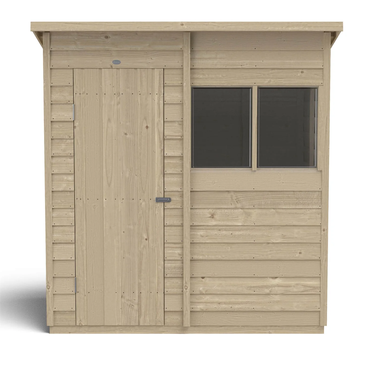 Forest 6 X 4ft Overlap Pressure Treated Pent Shed - Image 3