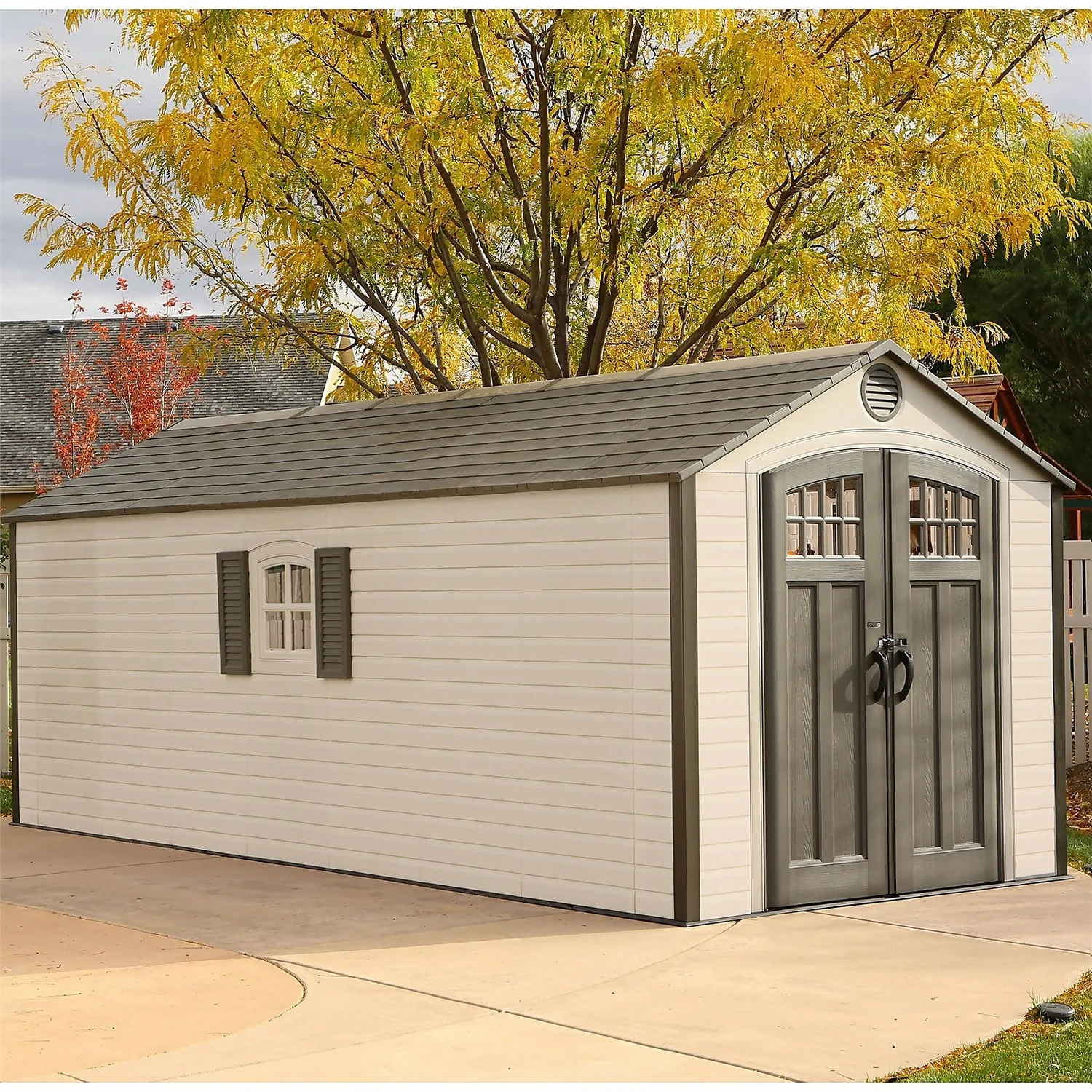 Lifetime 8 X 20 Ft Outdoor Storage Shed - Image 2