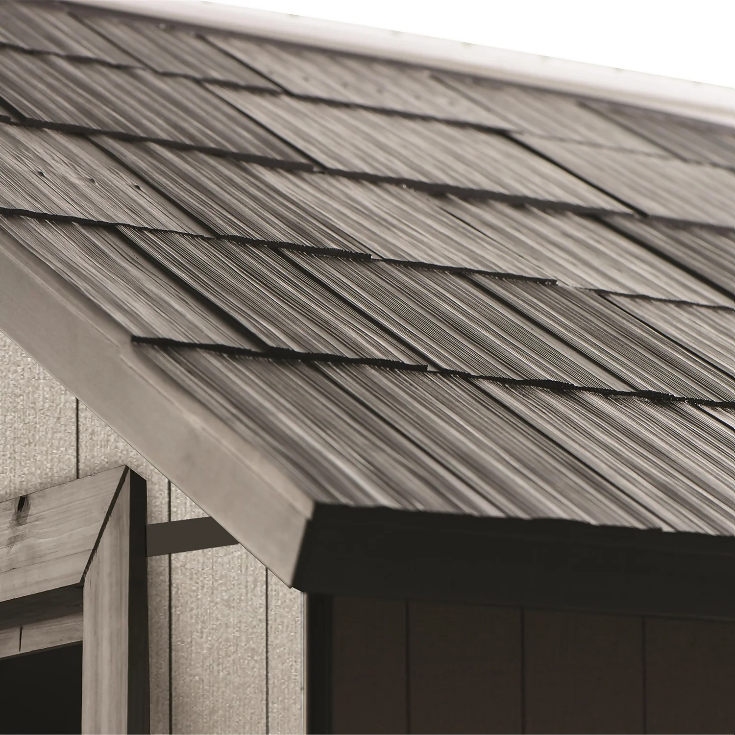 Keter Oakland 7.5 X 9ft Outdoor Garden Apex Storage Shed - Grey - Image 6