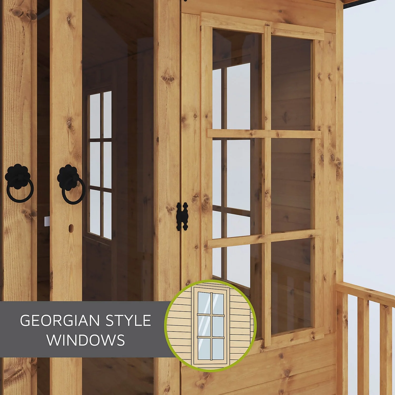 Mercia 10 X 8ft Traditional Summerhouse - Image 7