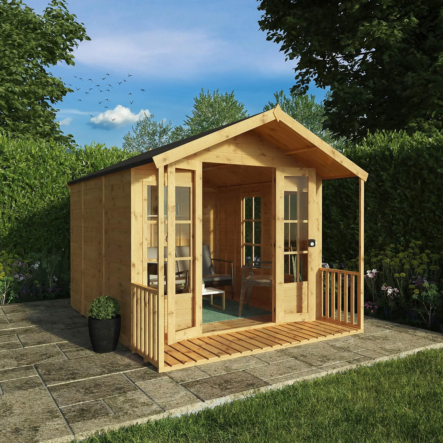 Mercia 10 X 8ft Traditional Summerhouse - Image 2