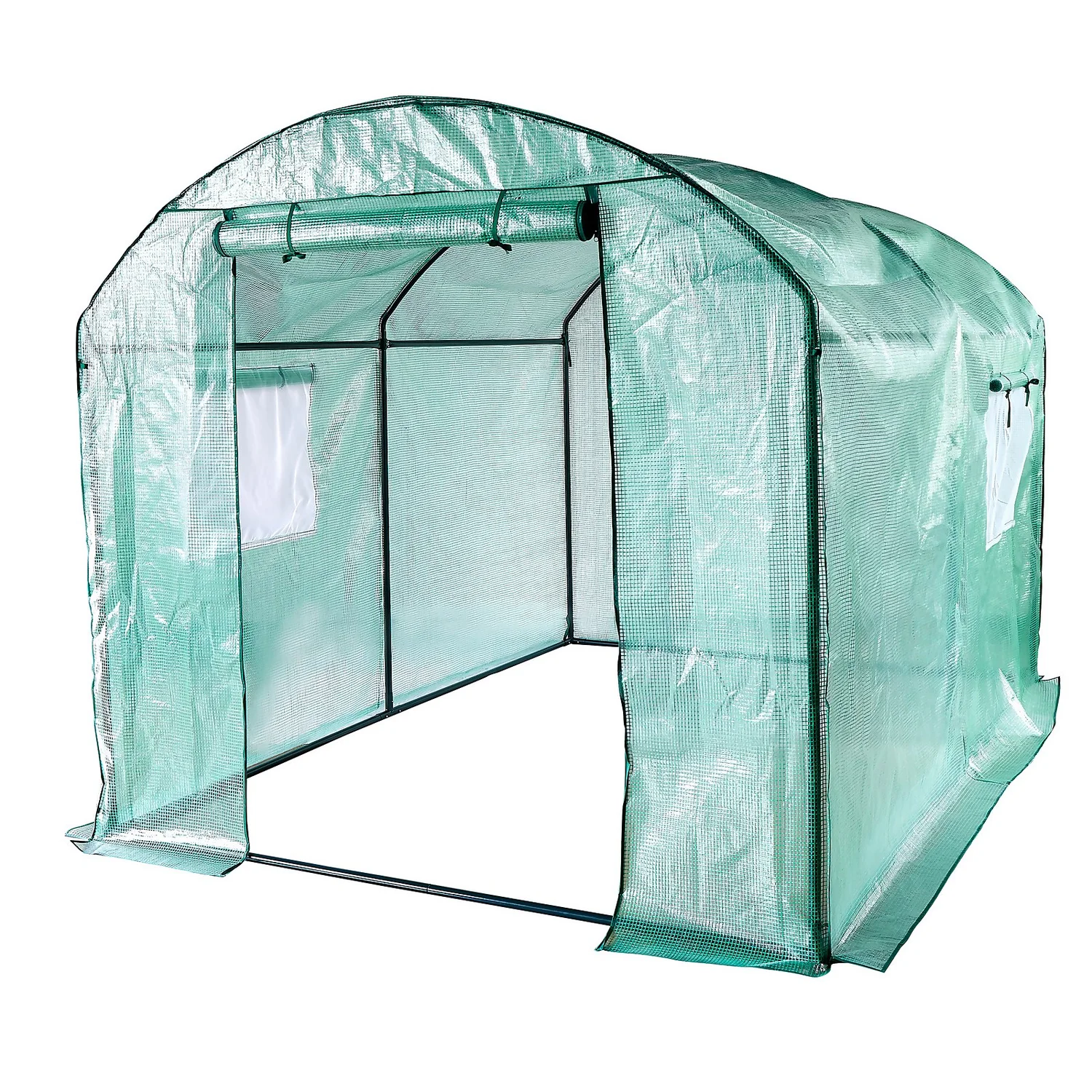 Homebase 2 X 3 X 1.9 M Walk-in Polytunnel Greenhouse