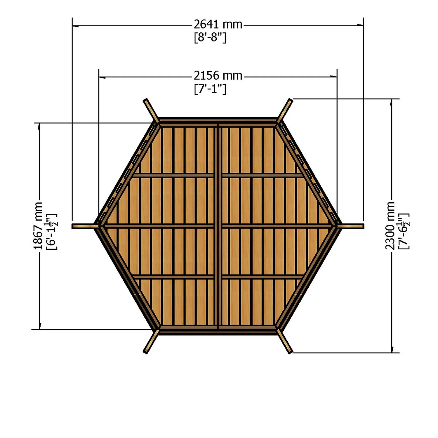 Shire Arbour - 7x6ft - Image 4