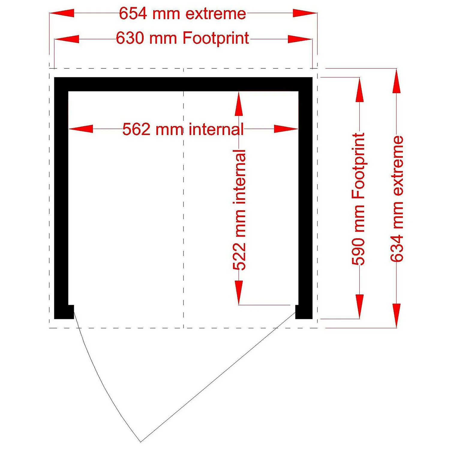 Shire Garden Store Shiplap - 2x2ft - Image 10
