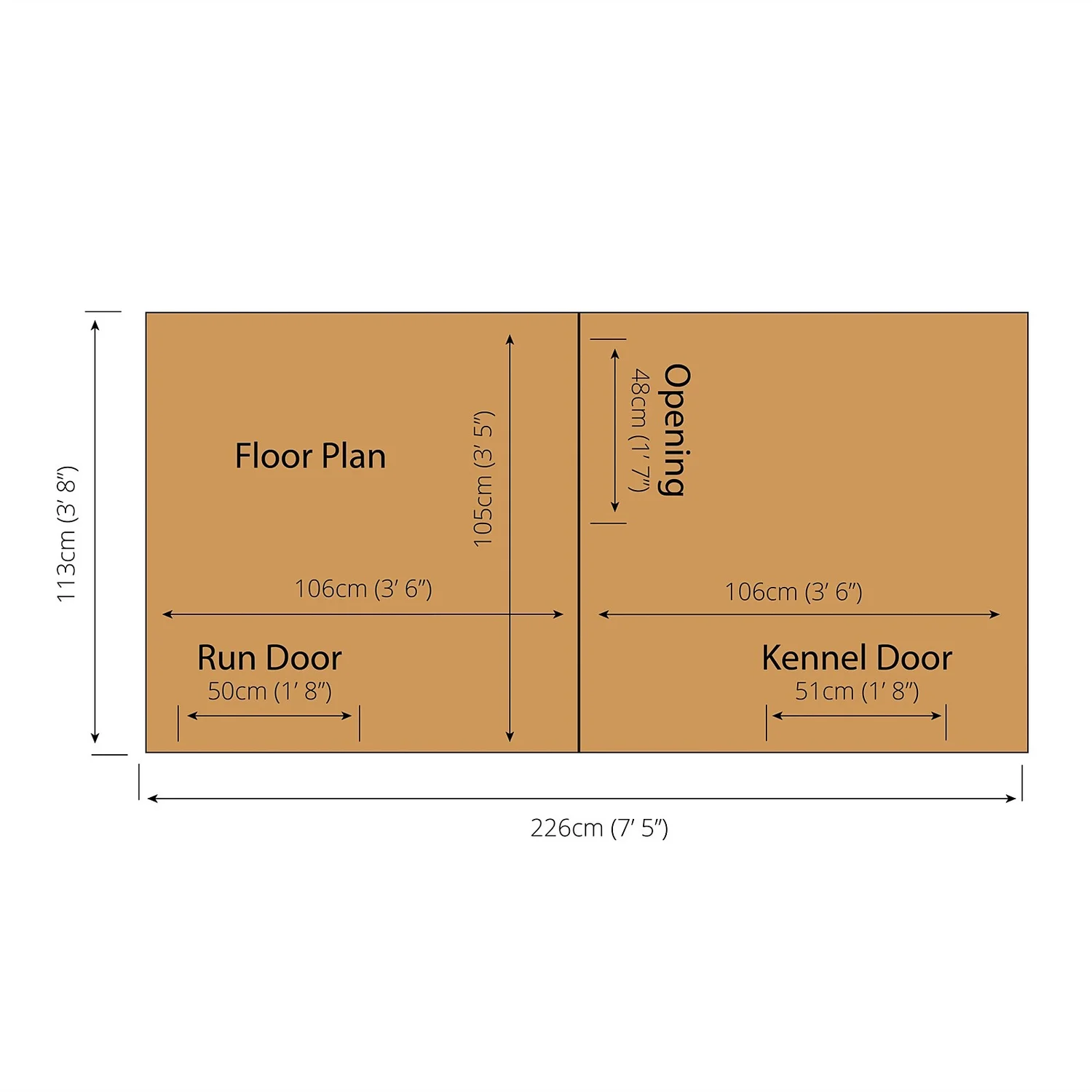 Mercia 8 X 4 Dog Kennel & Run - Image 8