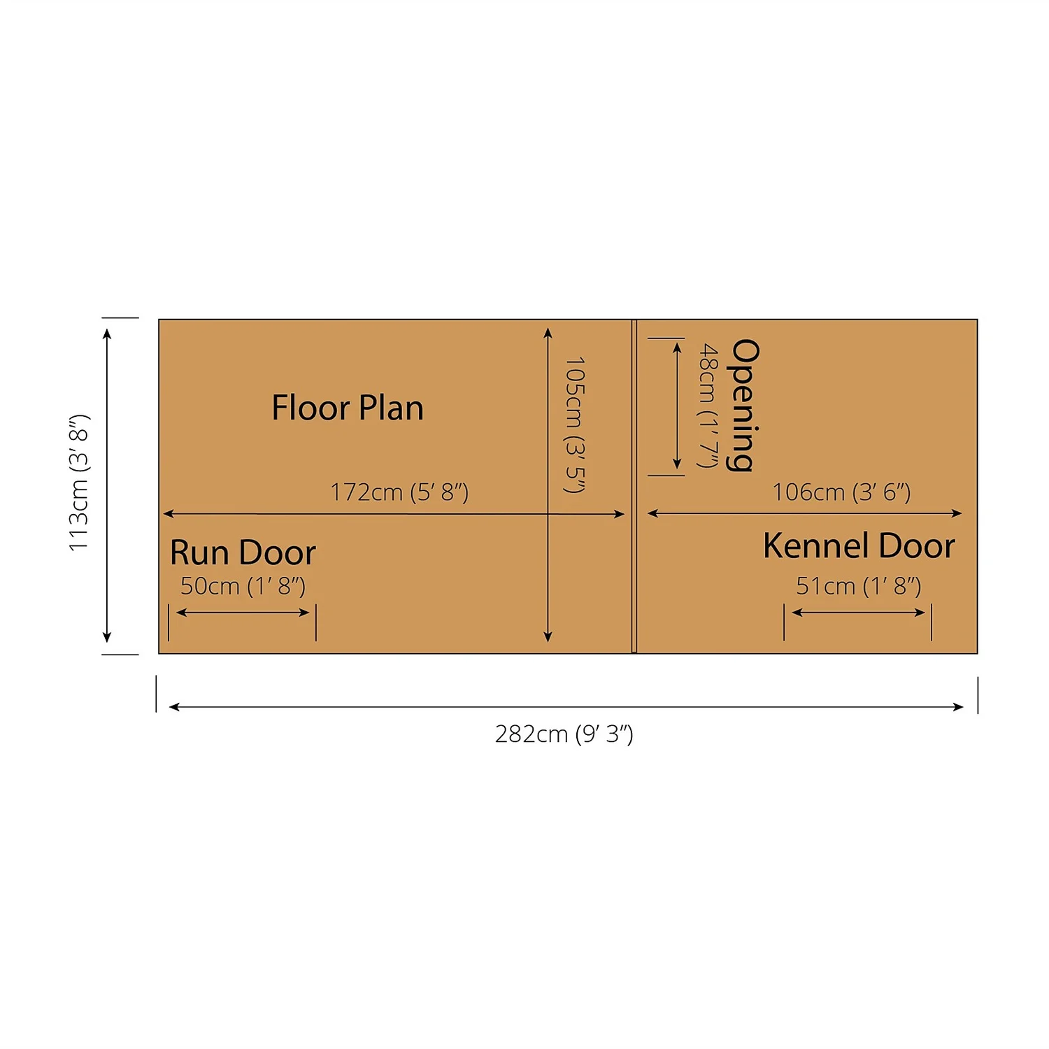 Mercia 10 X 4 Dog Kennel & Run (Installed) - Image 10