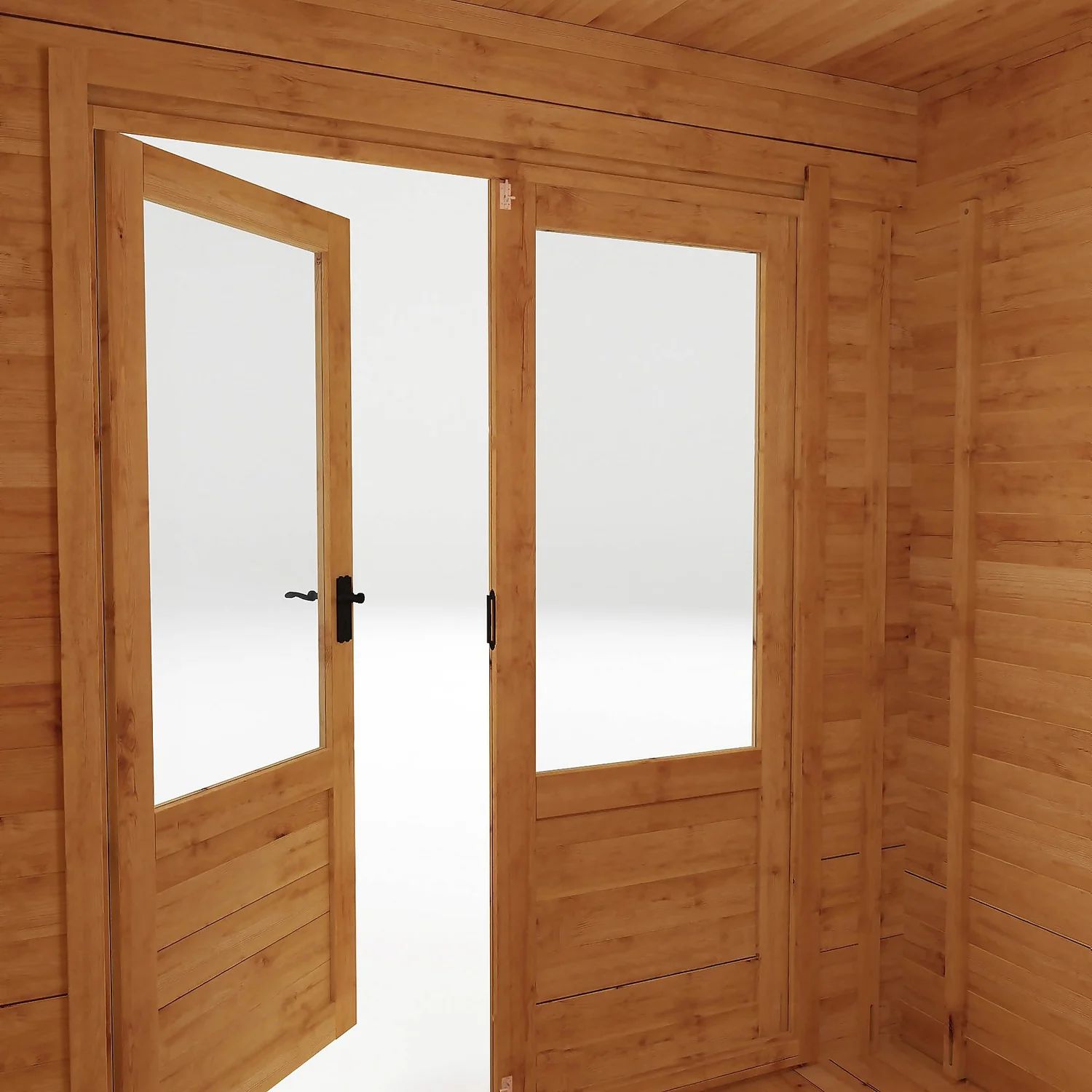 Mercia 2.4 X 2.4m 19mm Log Cabin (Installed) - Image 4