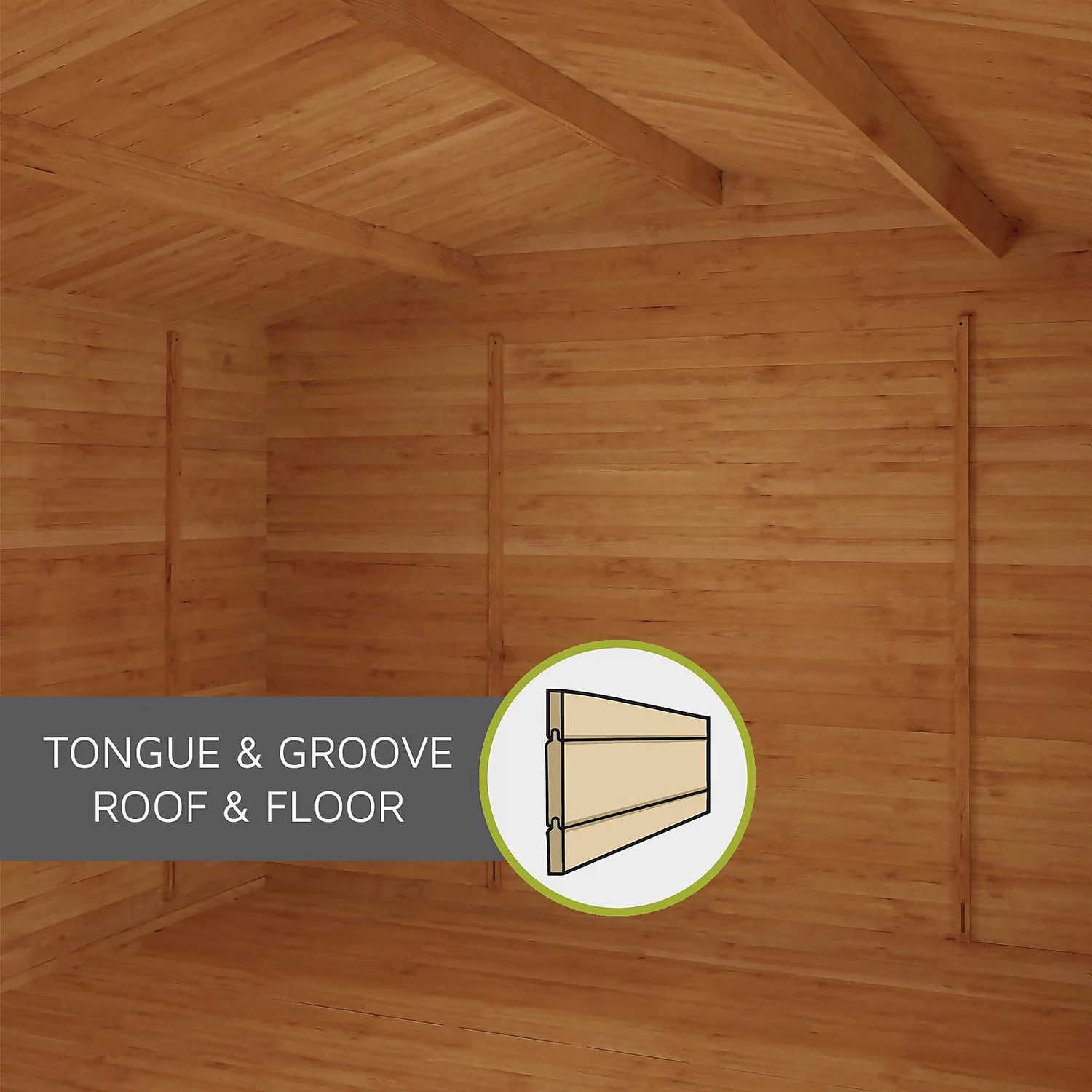 Mercia 4 X 3m 19mm Log Cabin (Installed) - Image 8