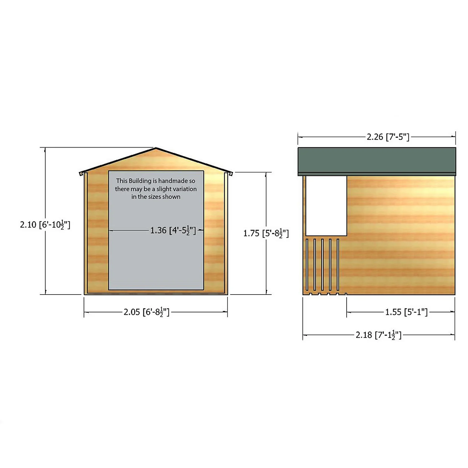 Shire 7xft7 Alnwick Summerhouse - Including Installation - Image 3