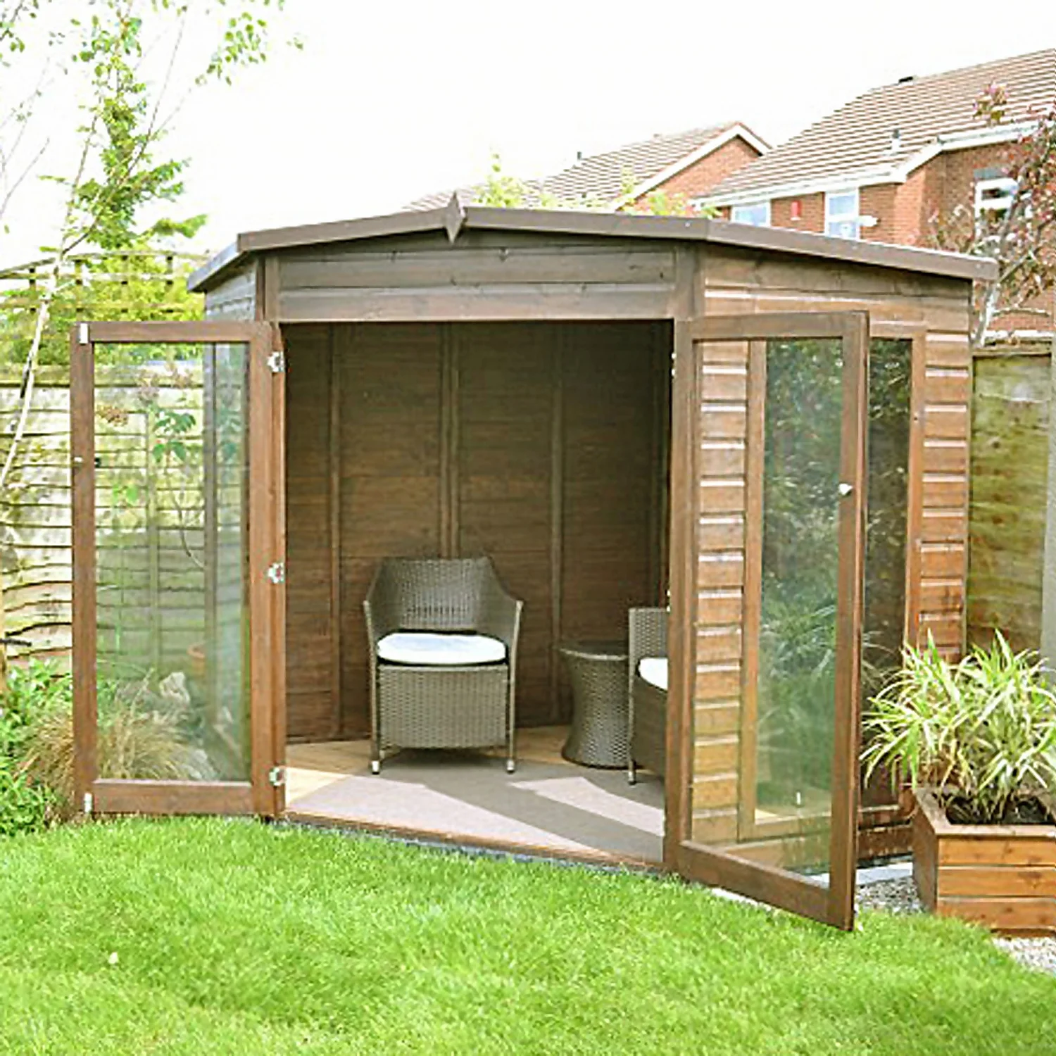 Shire 8 X 8ft Barclay Summerhouse - Image 7