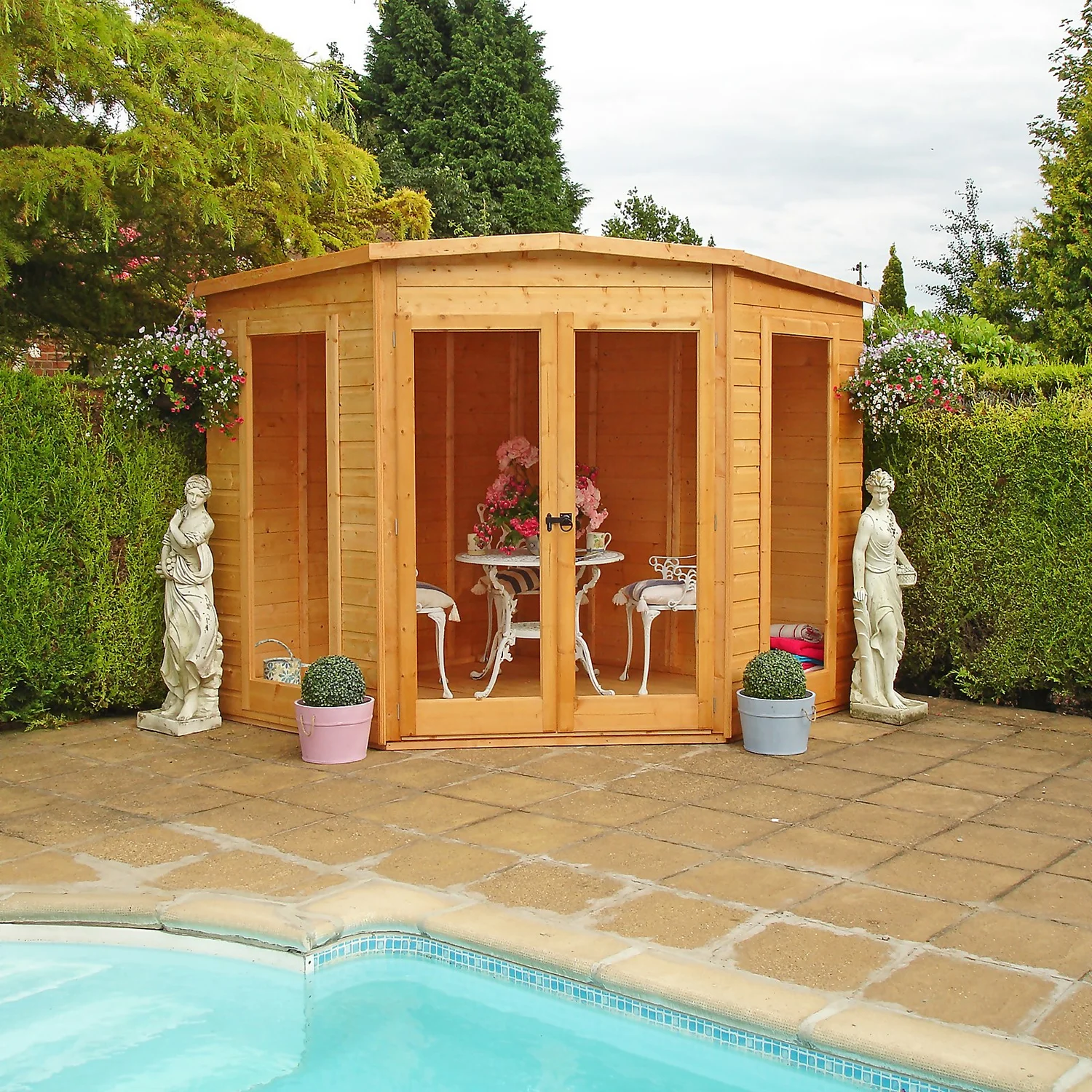 Shire 8 X 8ft Barclay Summerhouse - Image 8