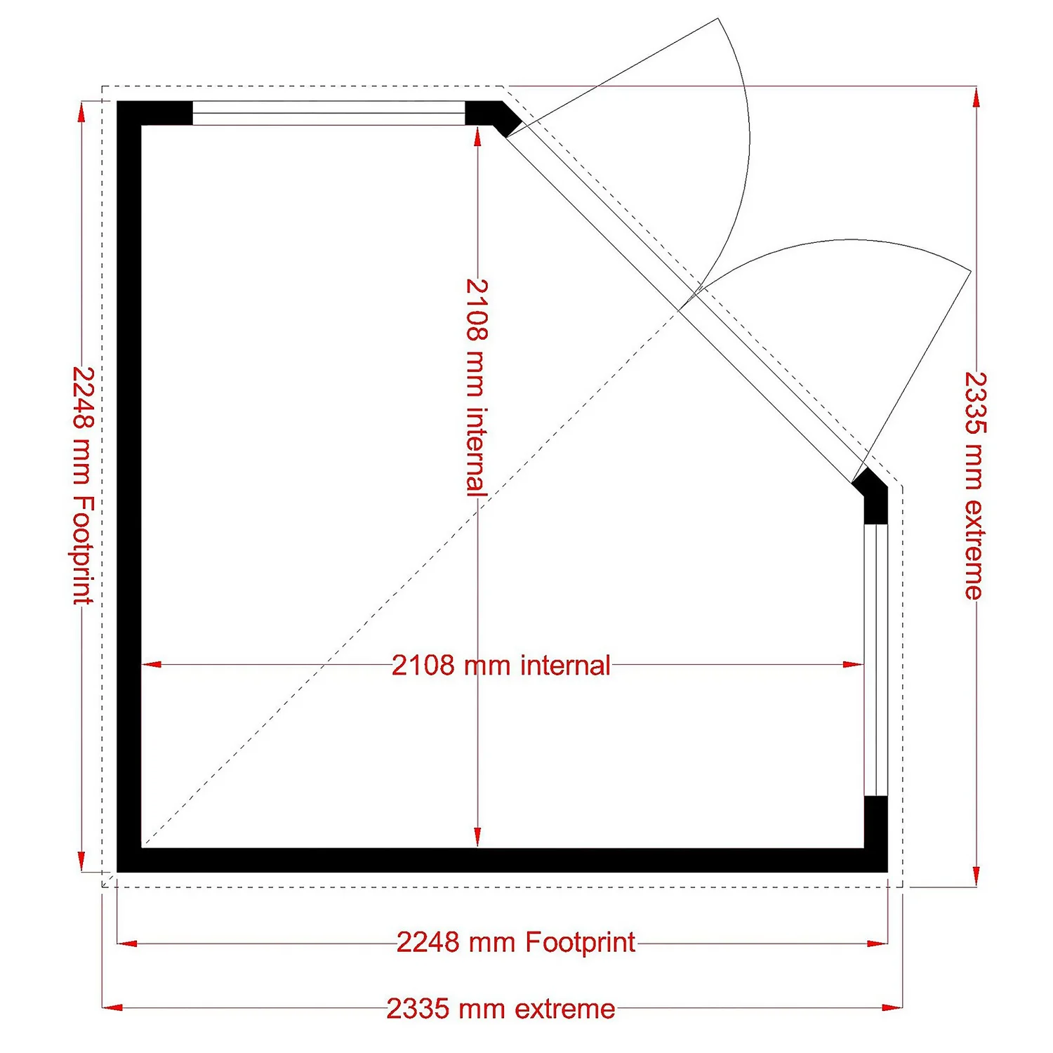 Shire 8 X 8ft Barclay Summerhouse - Image 5