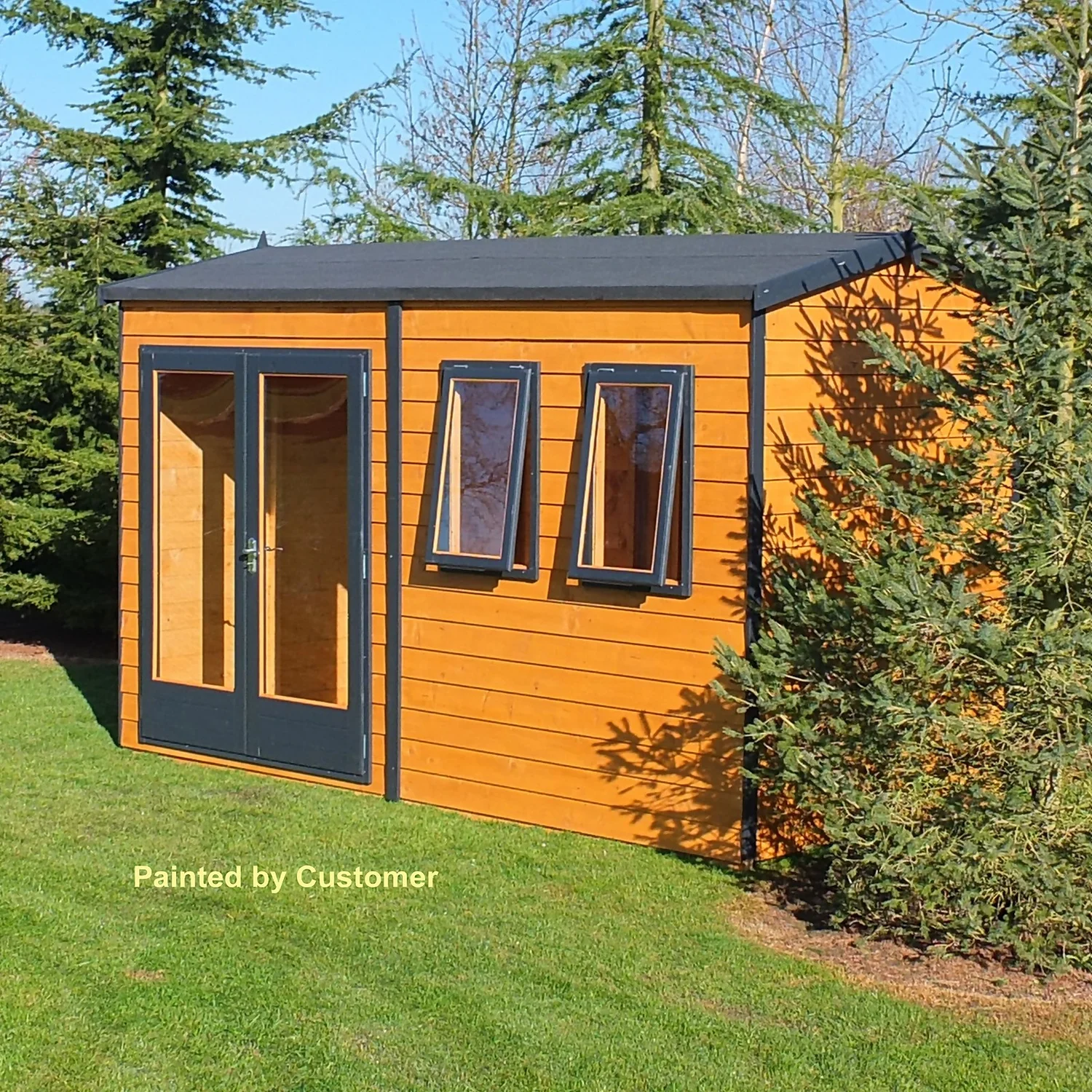 Shire 12 X 7ft Double Door Garden Office - Image 9