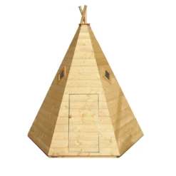 Shire 7 X 6ft Wigwam Kids Wooden Playhouse