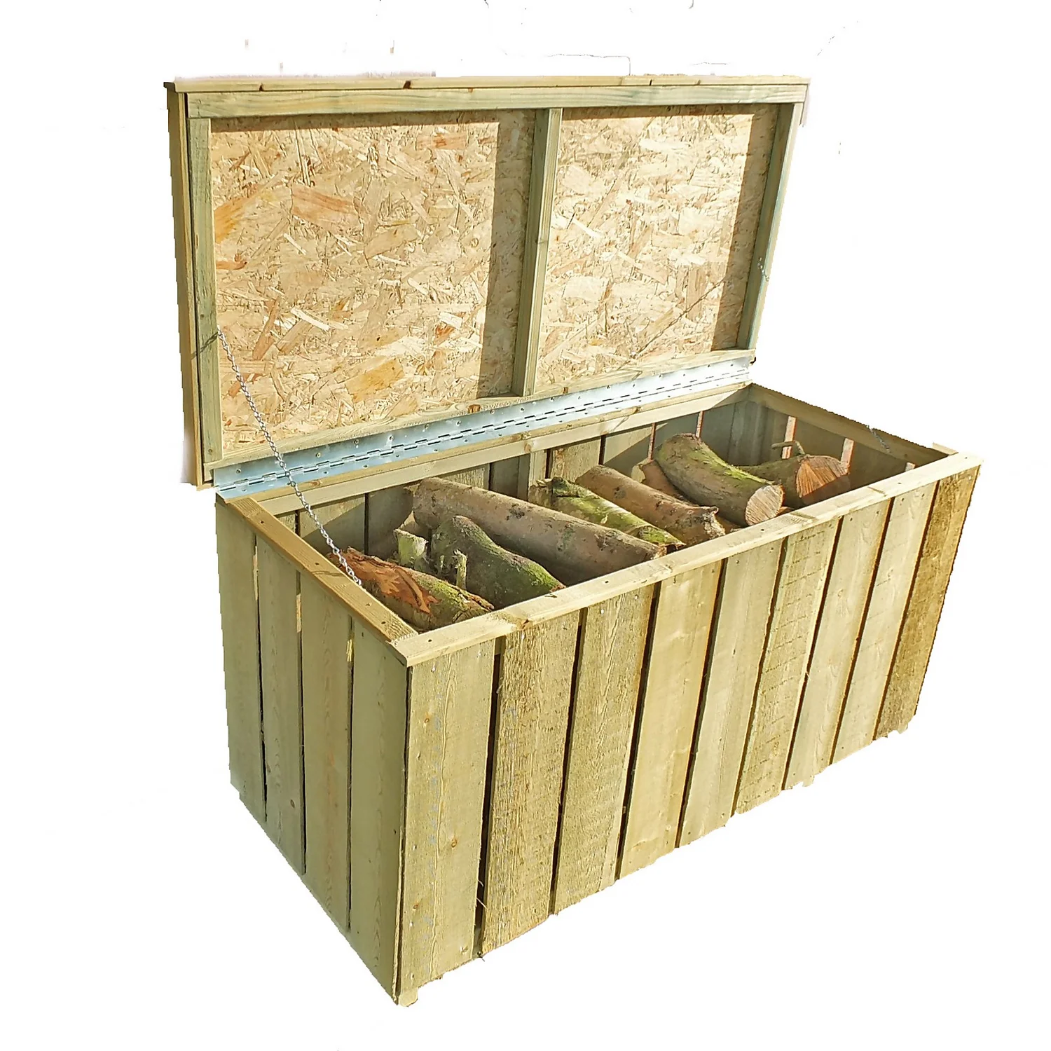 Shire Sawn Timber Garden Storage Log Box 4x2