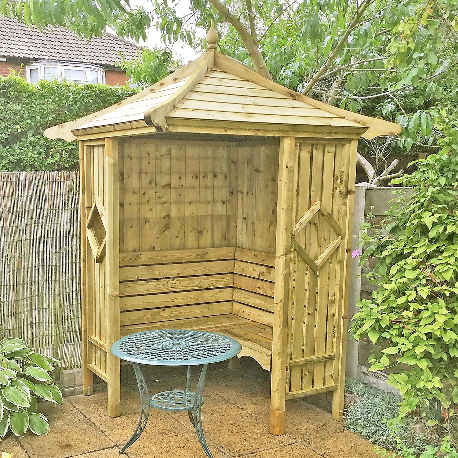 Shire 5x5 Corner Garden Arbour - Image 2