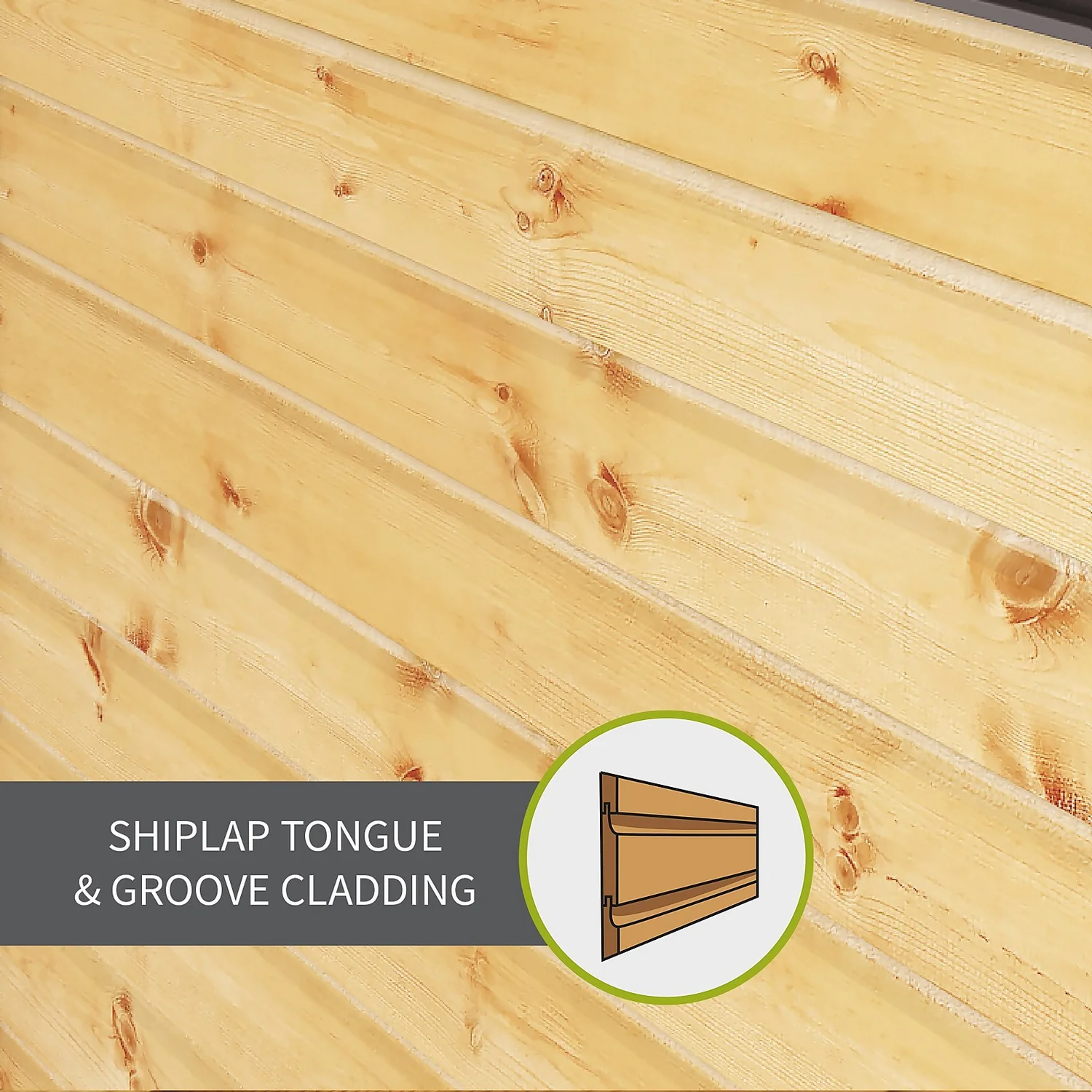 Mercia 8ft X 6ft Premium Shiplap Apex Shed - Including Installation - Image 4