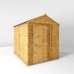 Mercia 8ft X 6ft Premium Windowless Shiplap Apex Shed - Including Installation