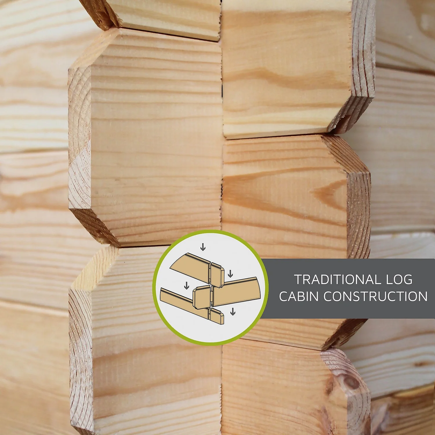 Mercia 4m X 3m Home Office Log Cabin 28mm - Image 5