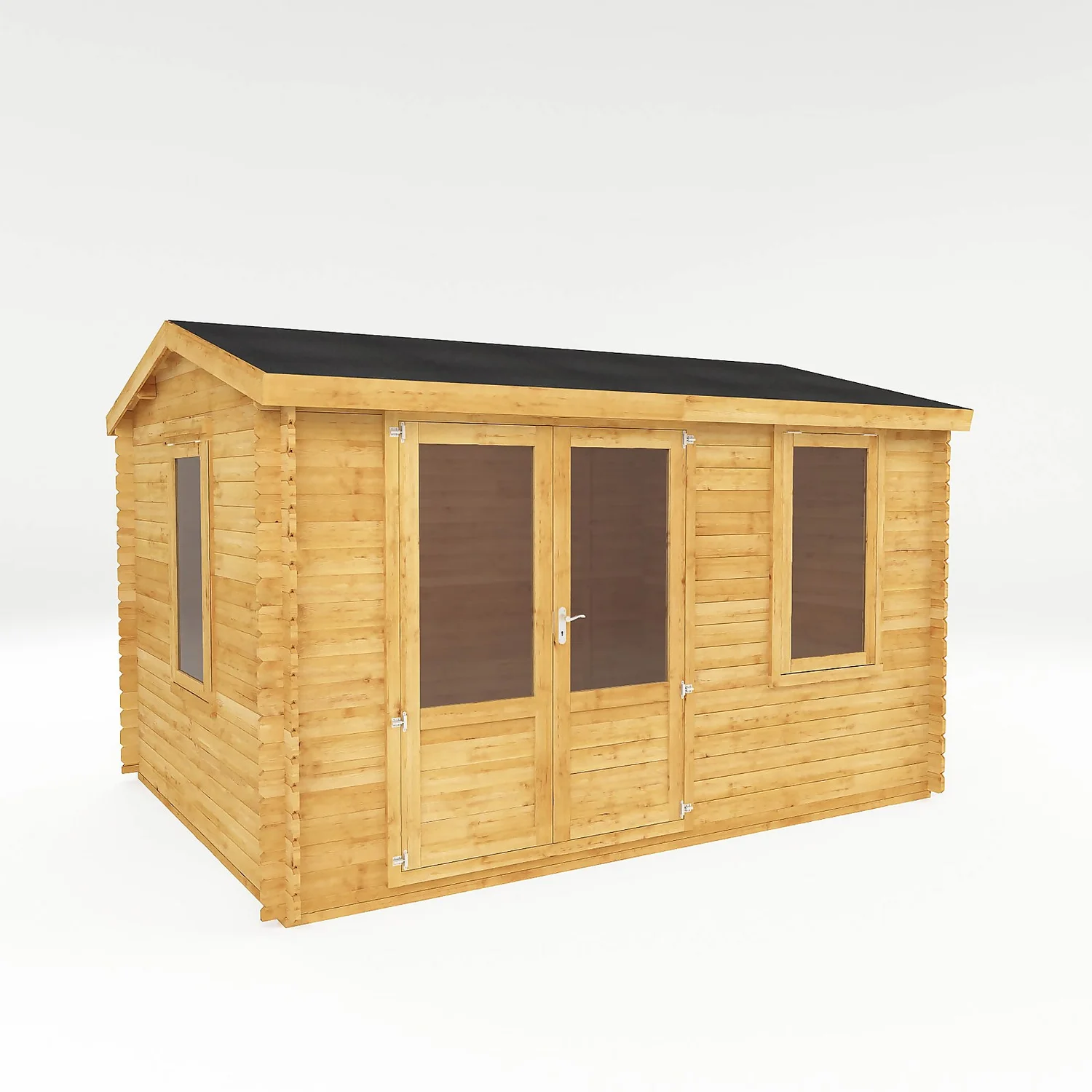 Mercia 4m X 3m Home Office Log Cabin 34mm