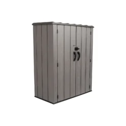 LIFETIME 1500L Vertical Storage Shed - Rough-Cut Brown
