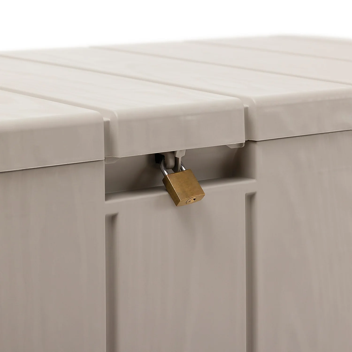 Toomax Bravo Garden Storage Box 270L - Warm Grey - Image 7